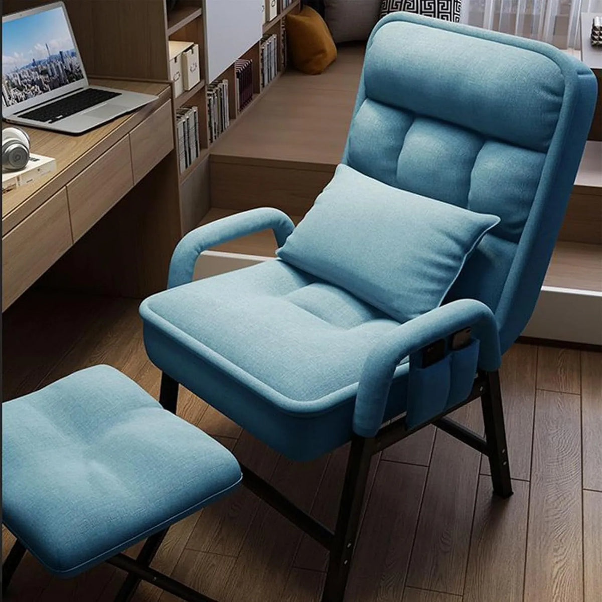 Sofa: z oparciem, regulowana konstrukcja, 50 × 56, z metalu