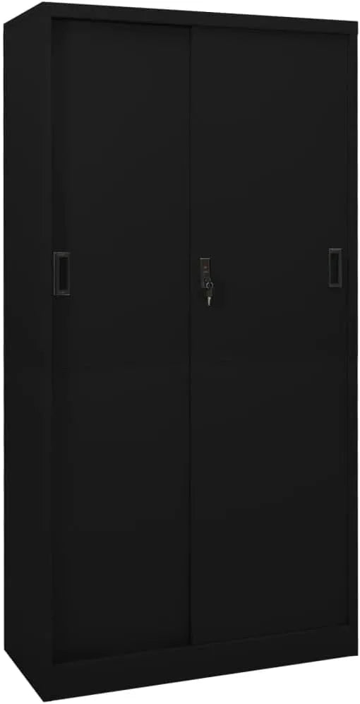 Szafa: 90 × 40 × 180 cm, czarny