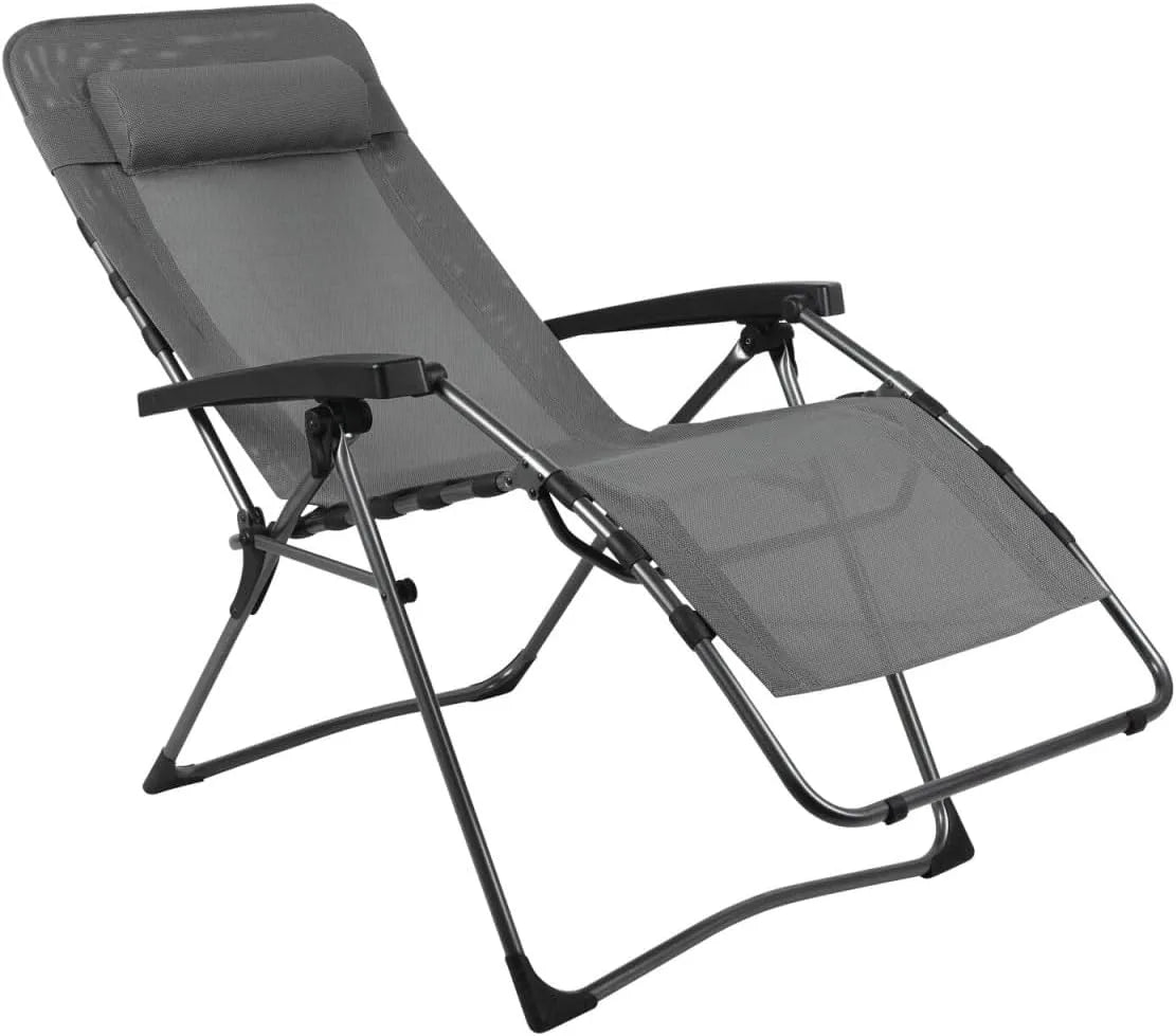 Westfield Outdoorowe składane leżak Zero Gravity z odpinaną poduszką — pozycja zero gravity, z poduszkami, składana konstrukcja, wodoodporna