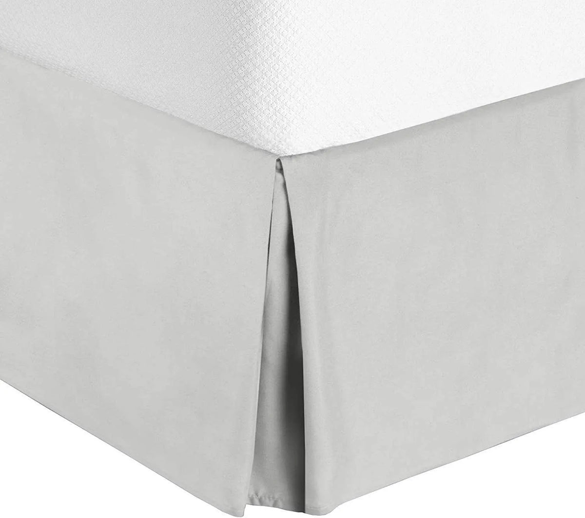 Spódniczka na łóżko narożne 40 cm kropla pełny rozmiar 100% – szary