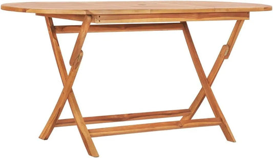 Składany Stół ogrodowy i stół tarasowy: z drewna, składana konstrukcja, 160 × 80 × 75 cm