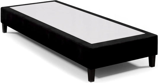 Łóżko hotelowe — 70 × 200 cm, czarny