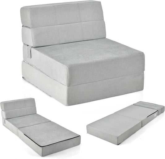 Sofa: wypełnienie piankowe, składana konstrukcja, 190 × 71 × 15 cm, 3 w
