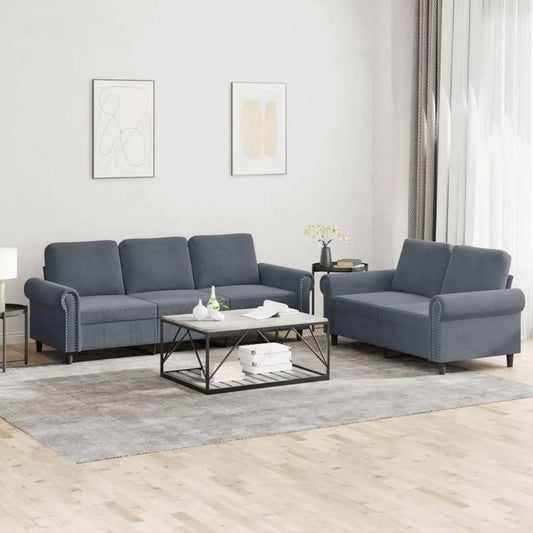 Sofa – z funkcją spania, z poduszkami, tapicerka aksamitna, tapicerka materiałowa