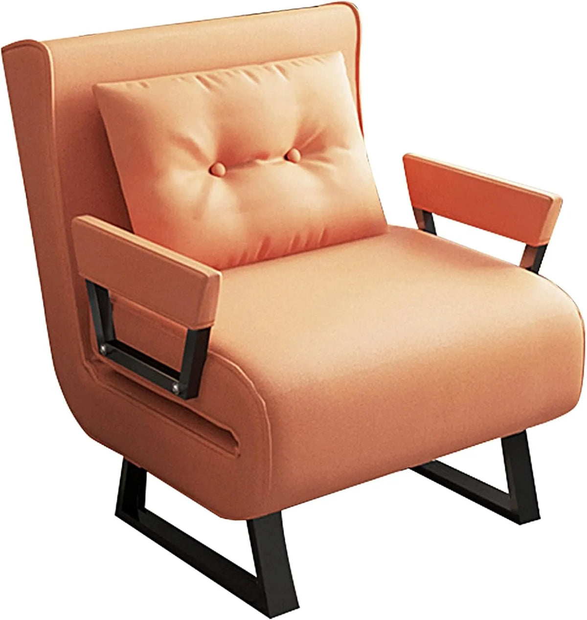 Sofa – wypełnienie piankowe, kompaktowa konstrukcja, z oparciem, regulowana konstrukcja, 185 × 60 × 26 cm, rozkładana konstrukcja