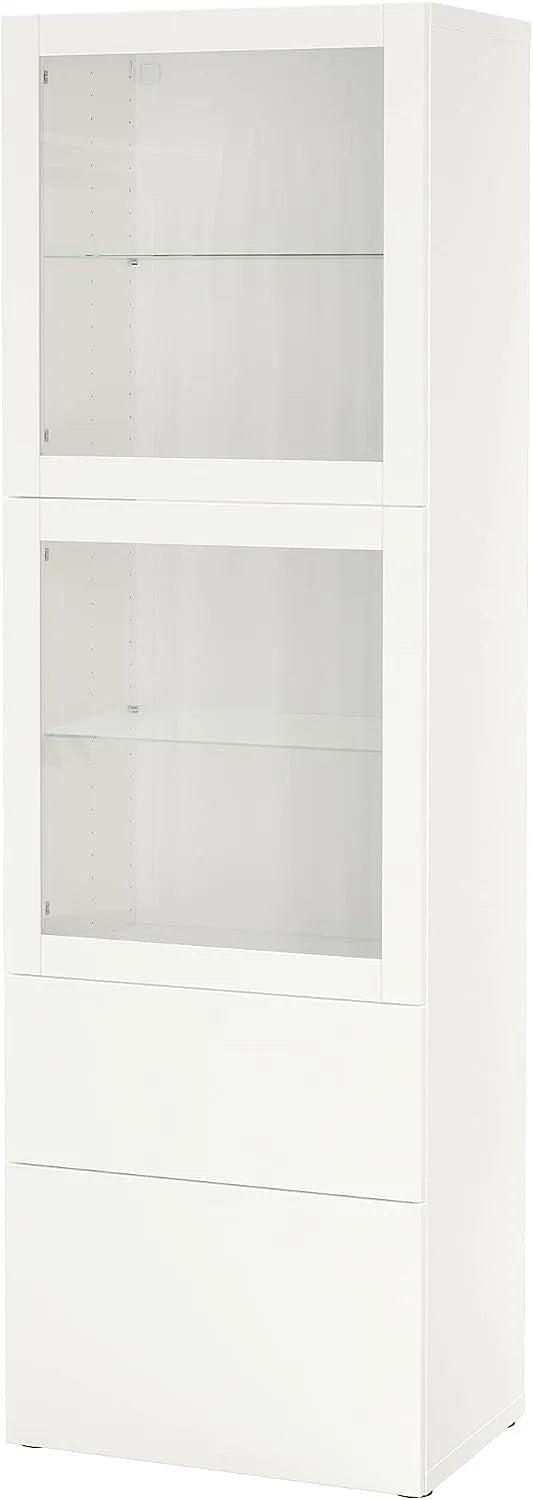 IKEA BEST Szafa: 60 × 42 × 193 cm, biały