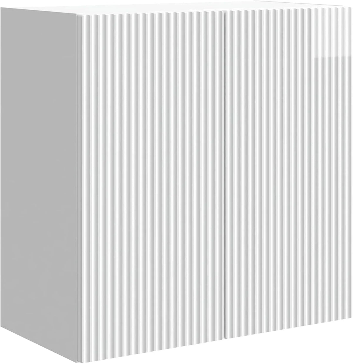 Szafka ścienna Biały wysoki połysk 59 x 31 x 60 – 59 × 31 × 60 cm