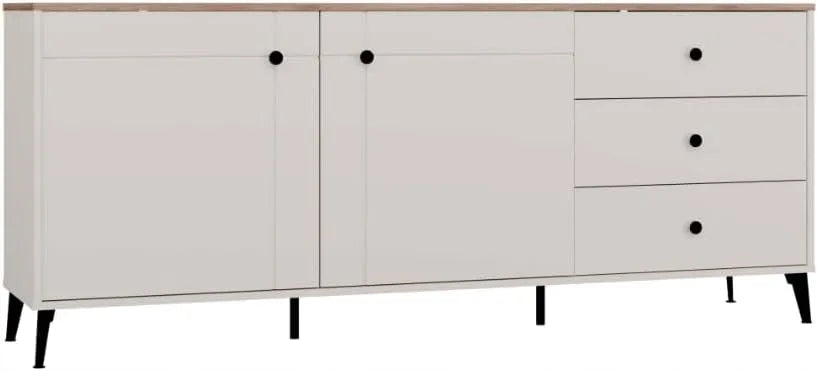 Komoda i szafka do przechowywania – z szufladami, 3 Szufladami, 183, 5 × 40 × 75, 5 cm