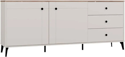 Komoda i szafka do przechowywania – z szufladami, 3 Szufladami, 183, 5 × 40 × 75, 5 cm